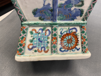 A Chinese doucai 'Xi Xiang Ji' vase, Qianlong/Jiaqing